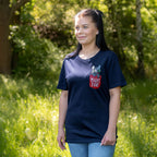 Productafbeelding Hoe Tem Je Een Draak - Night Fury Pocket T-Shirt blauw