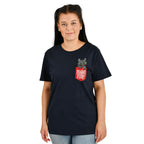 Productafbeelding Hoe Tem Je Een Draak - Night Fury Pocket T-Shirt blauw