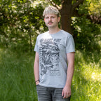 Productafbeelding Hoe Tem Je Een Draak - Night Fury Schets T-Shirt Grijs