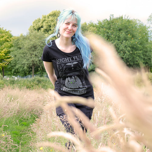 Productafbeelding Hoe Tem Je Een Draak - Night Fury Dames T-Shirt Zwart