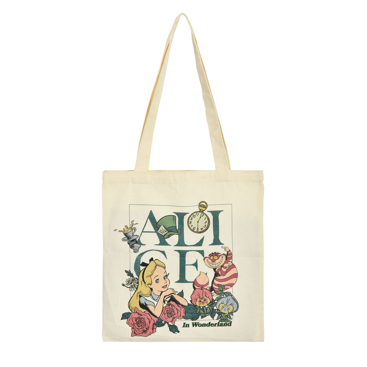 Productafbeelding Alice in Wonderland - Bloemen Jutetas