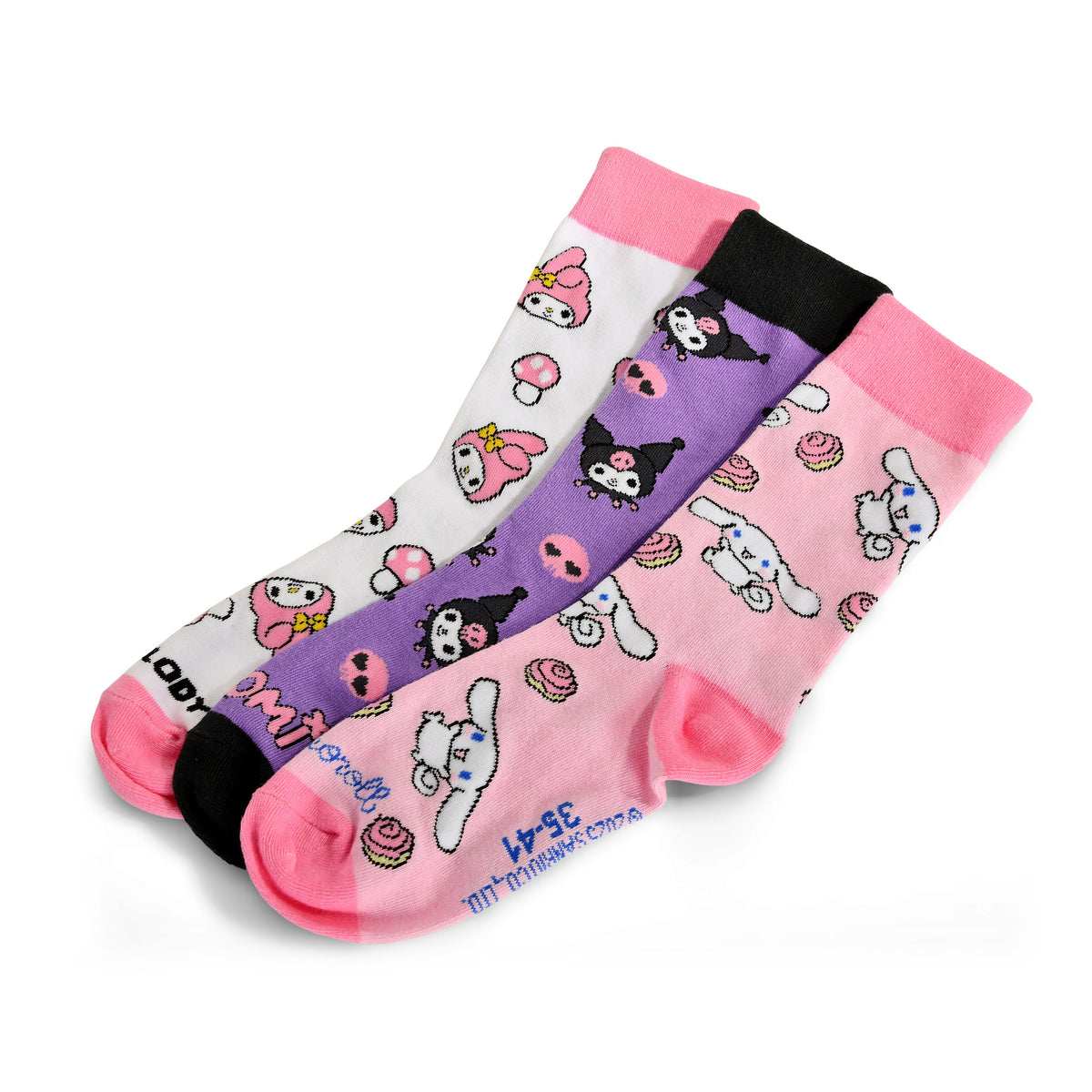 Productafbeelding Sanrio - Hello Kitty and Friends 3-pack sokken in geschenkdoos