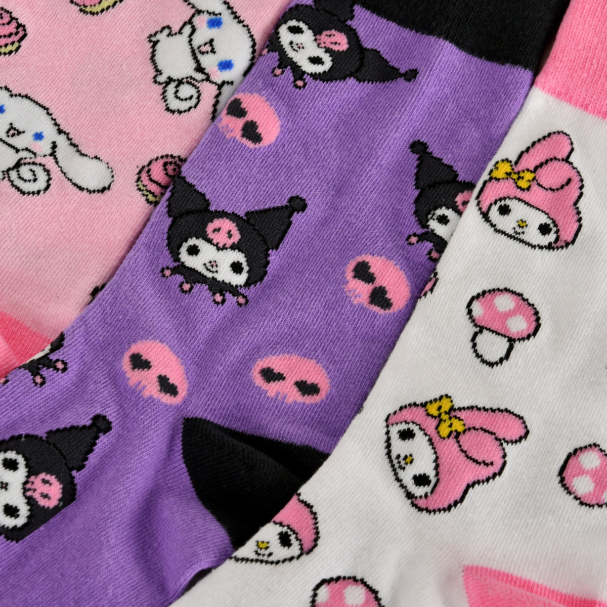Productafbeelding Sanrio - Hello Kitty and Friends 3-pack sokken in geschenkdoos