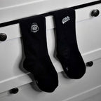 Productafbeelding Star Wars - Darth Vader logo sokken 2-pack zwart