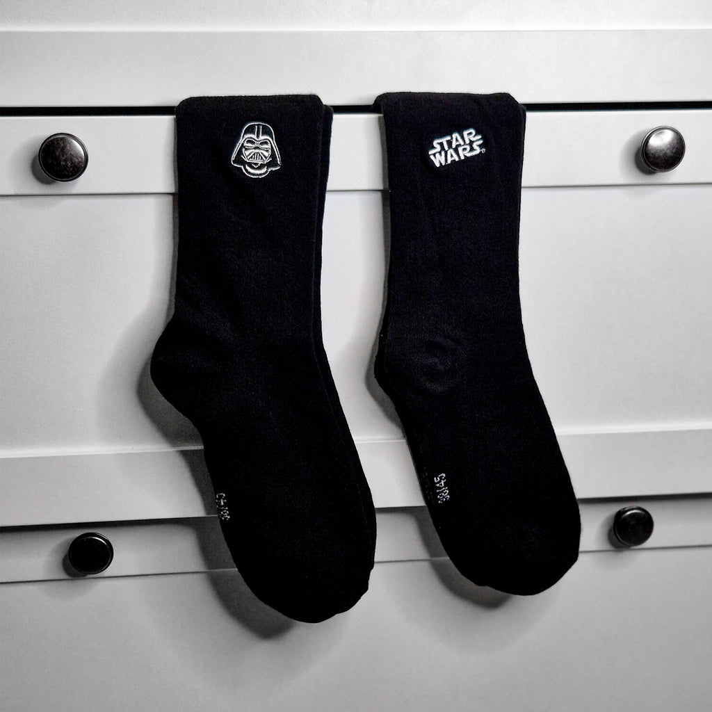 Productafbeelding Star Wars - Darth Vader logo sokken 2-pack zwart