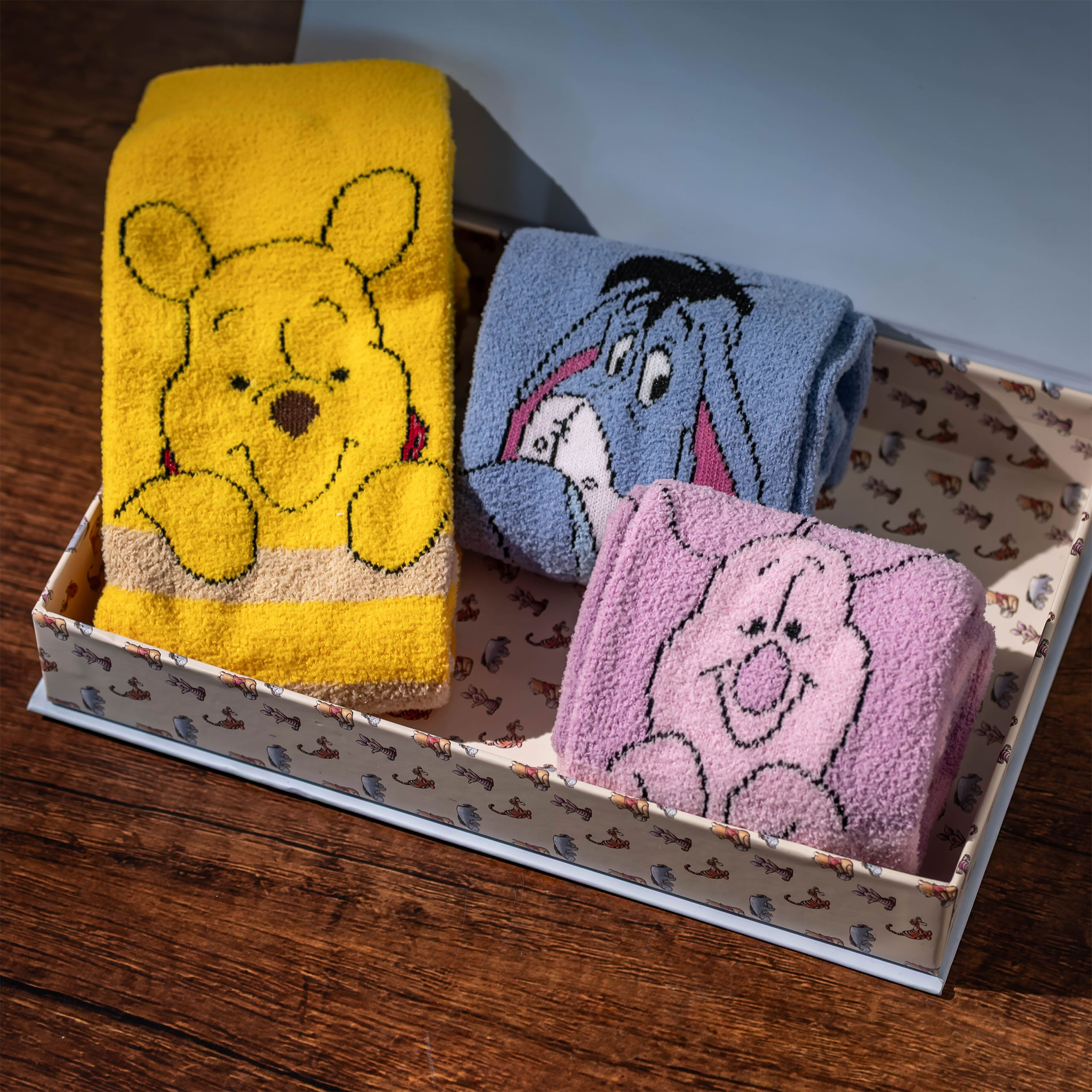 Productafbeelding Winnie de Poeh - Friends Sokken 3-pack in Geschenkdoos