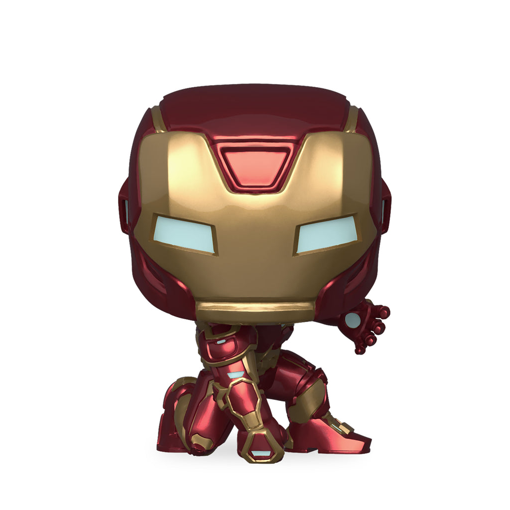 Productafbeelding Marvel: Avengers Game - Iron Man (Stark Tech) Funko Pop Wobbelhoofdfiguur