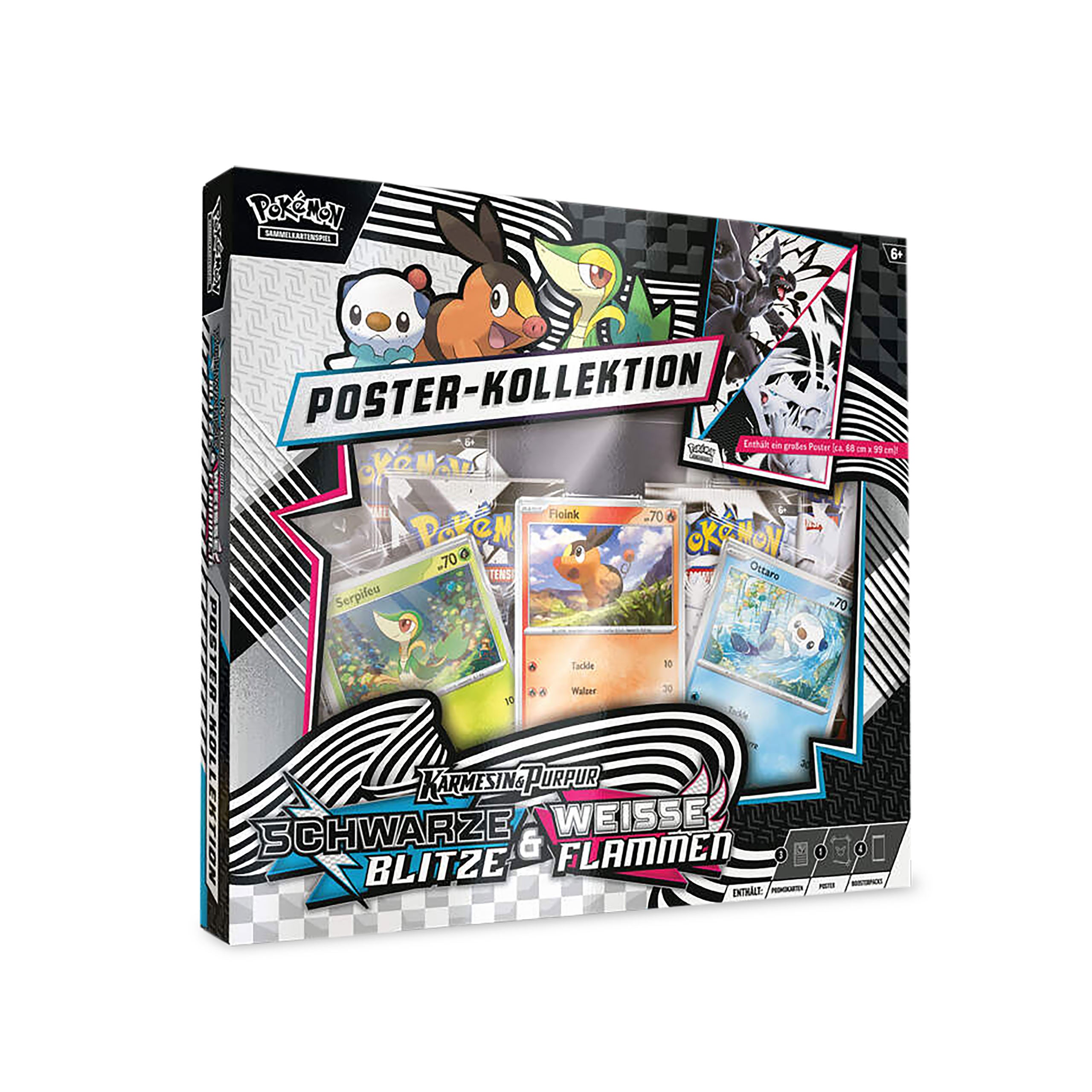 Productafbeelding Pokemon - Zwarte Bliksem & Witte Vlam Verzamelkaarten Box met Poster