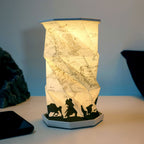 Productafbeelding In de Ban van de Ring - Midden-aarde Kaart Opvouwbare Lamp