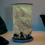 Productafbeelding In de Ban van de Ring - Midden-aarde Kaart Opvouwbare Lamp