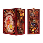 Productafbeelding Flame Common Room Book Nook houten modelbouwkit voor Harry Potter-fans