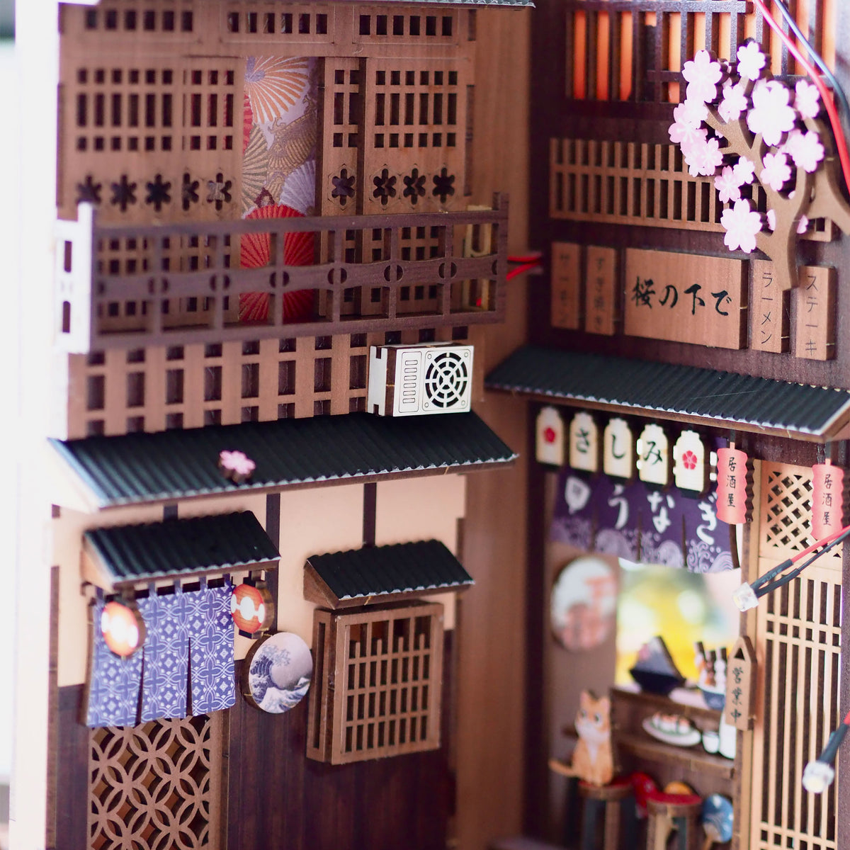 Product image Sakura - Under the Sakura Tree Book Nook Model Kit Wood