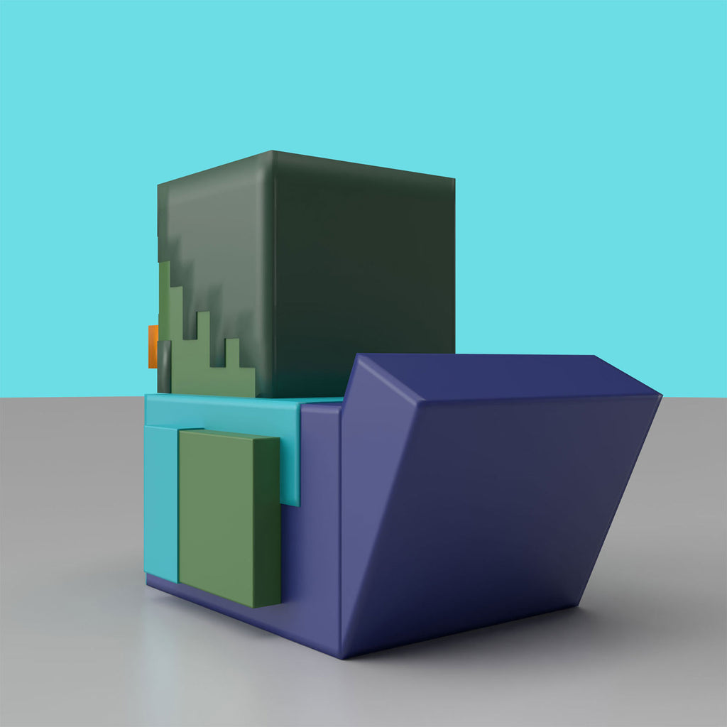 Productafbeelding Minecraft - Zombie Mini TUBBZ Deco Eend