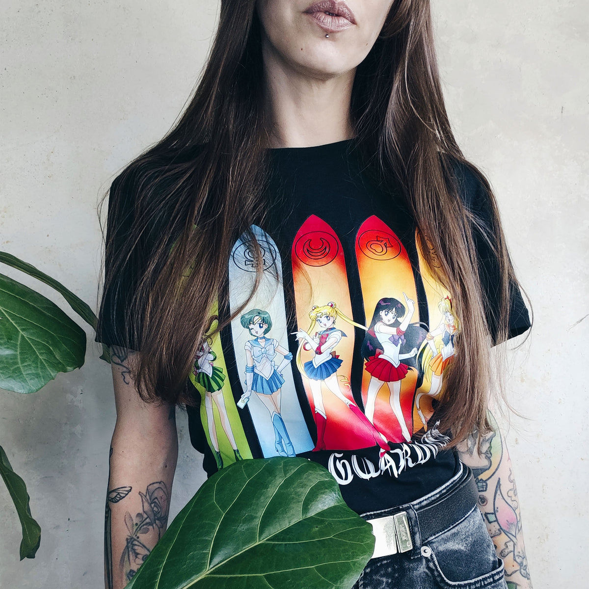 Productafbeelding Sailor Moon - Sailor Guardians Inner Senshi T-shirt zwart