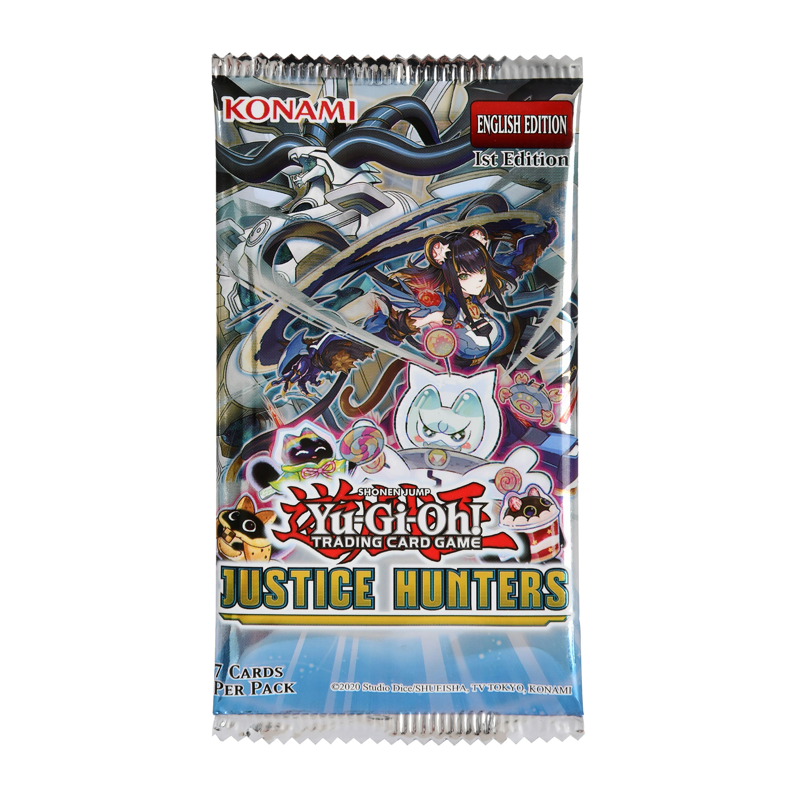 Productafbeelding Yu-Gi-Oh! - Justice Hunters Ruilkaart Booster Engelse Versie