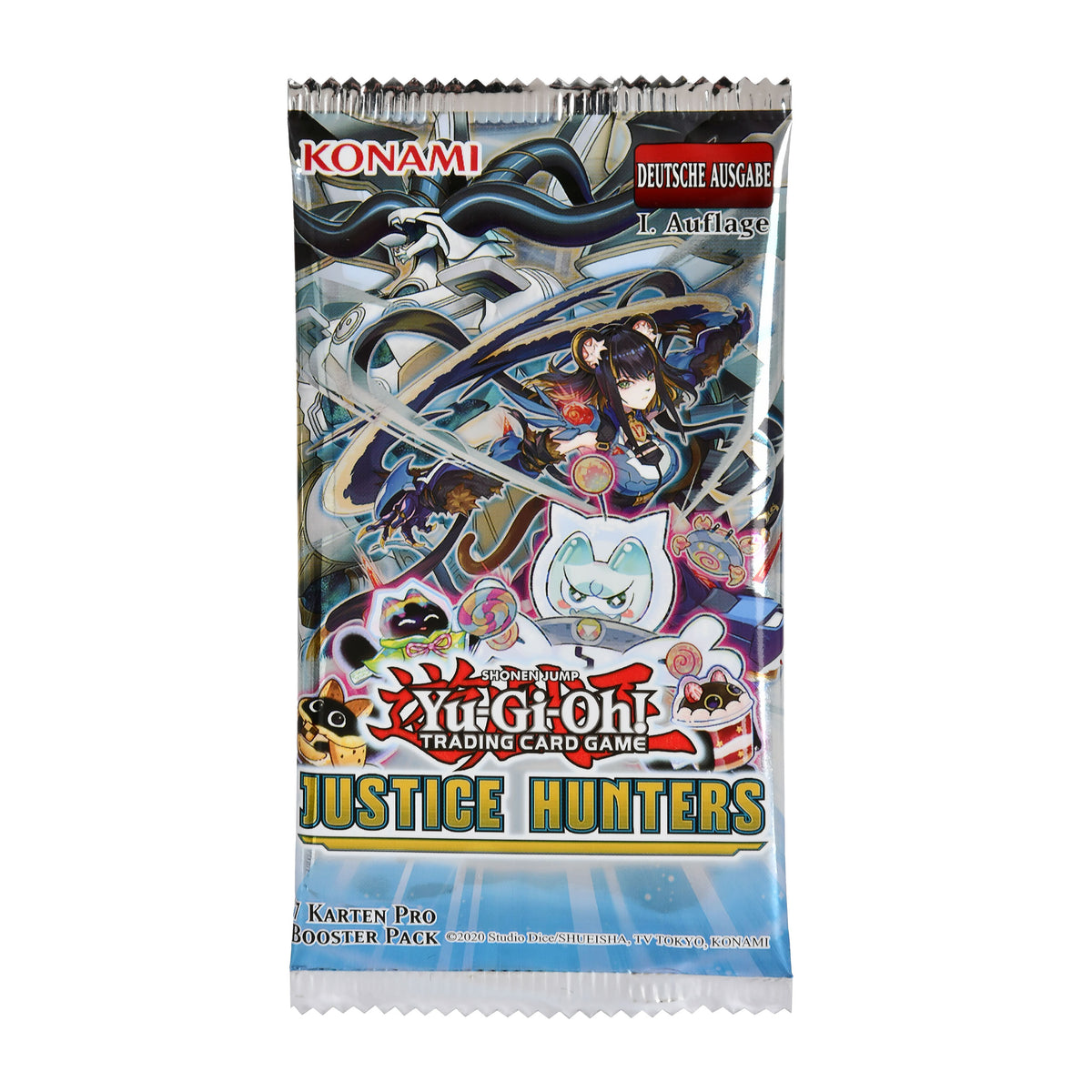 Productafbeelding Yu-Gi-Oh! – Justice Hunters ruilkaarten-booster Duitse editie