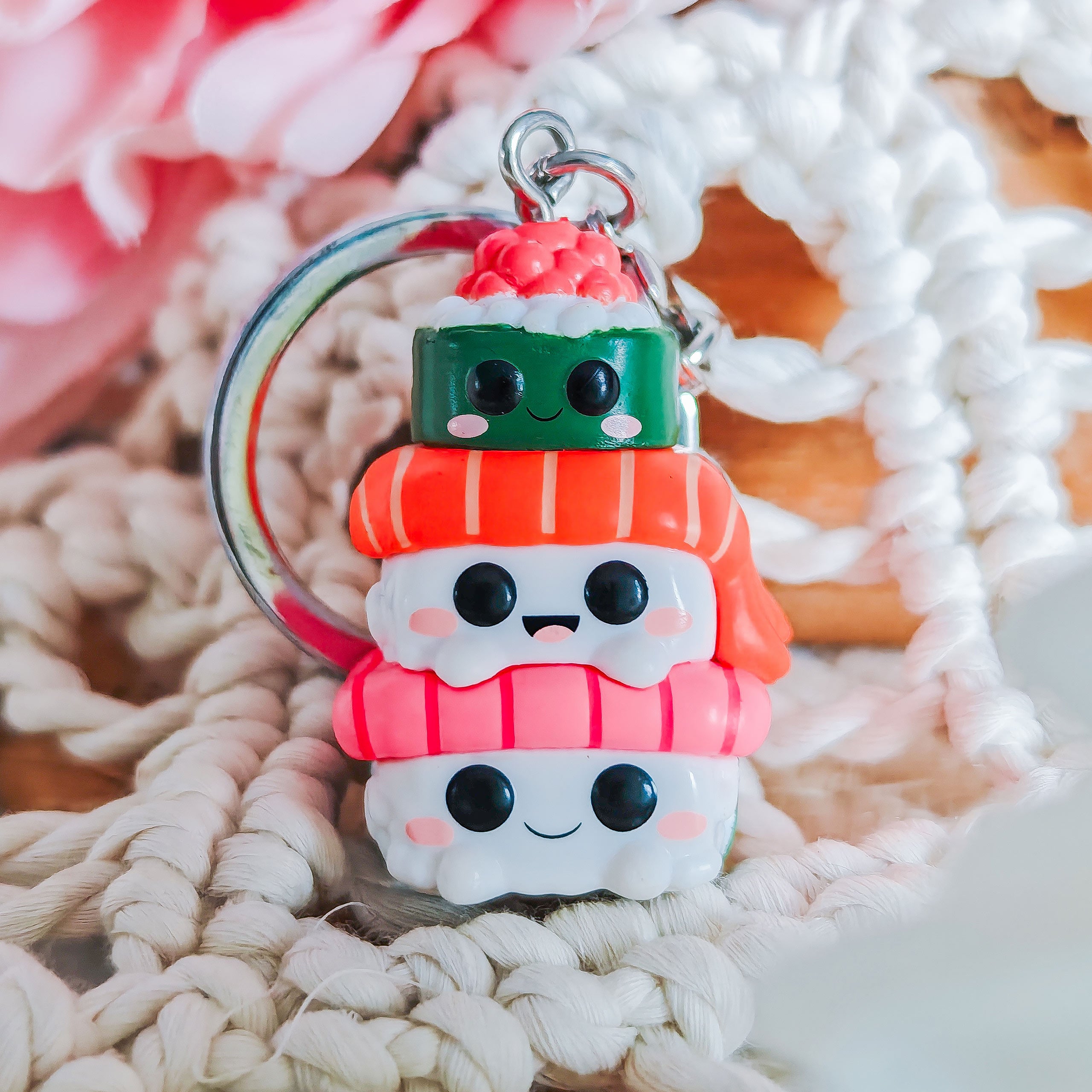Productafbeelding Kawaii Foodies - Sushi Trio Funko Pop Sleutelhanger