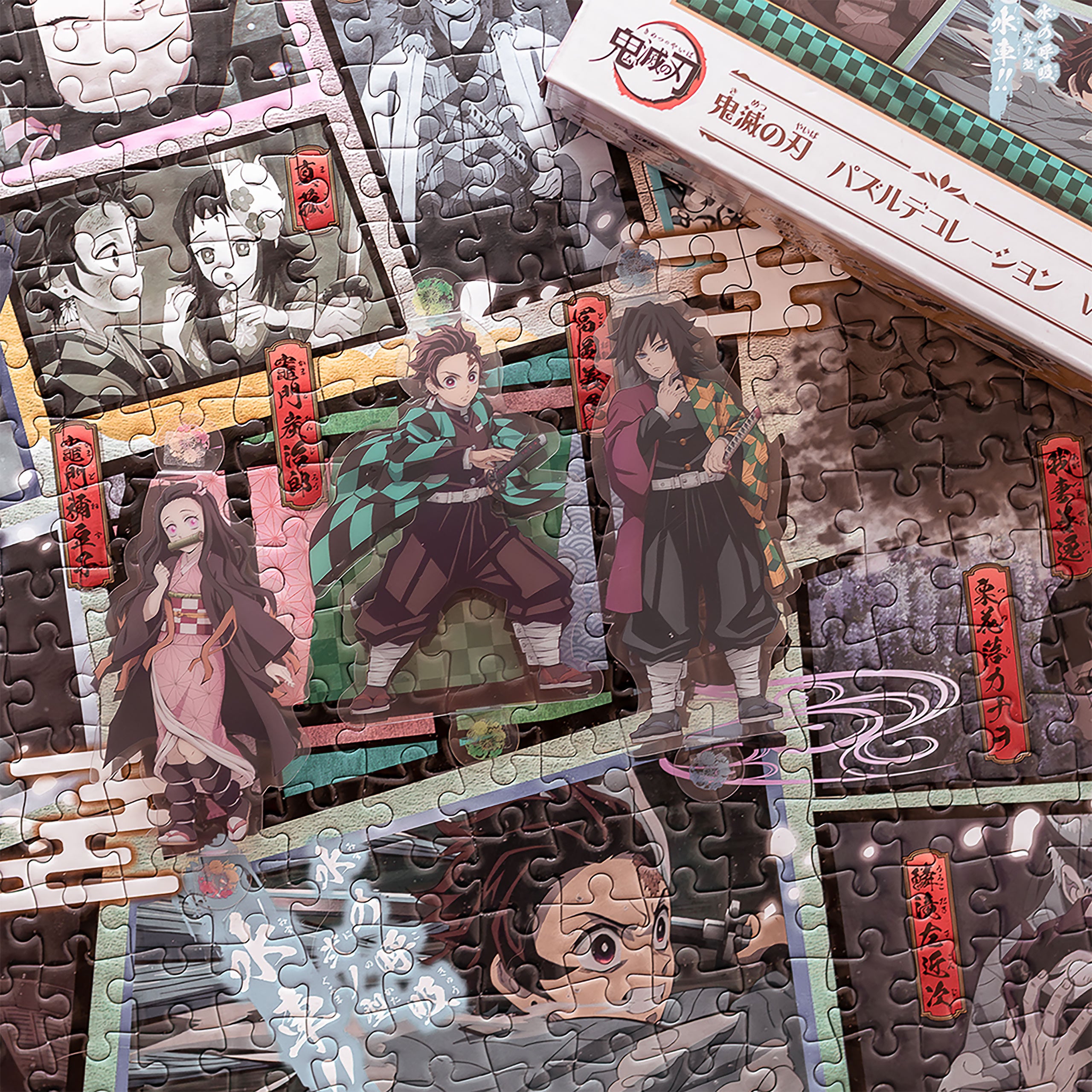 Productafbeelding Demon Slayer - Nezuko en Tanjiro Pop-up Puzzel 500 stukjes
