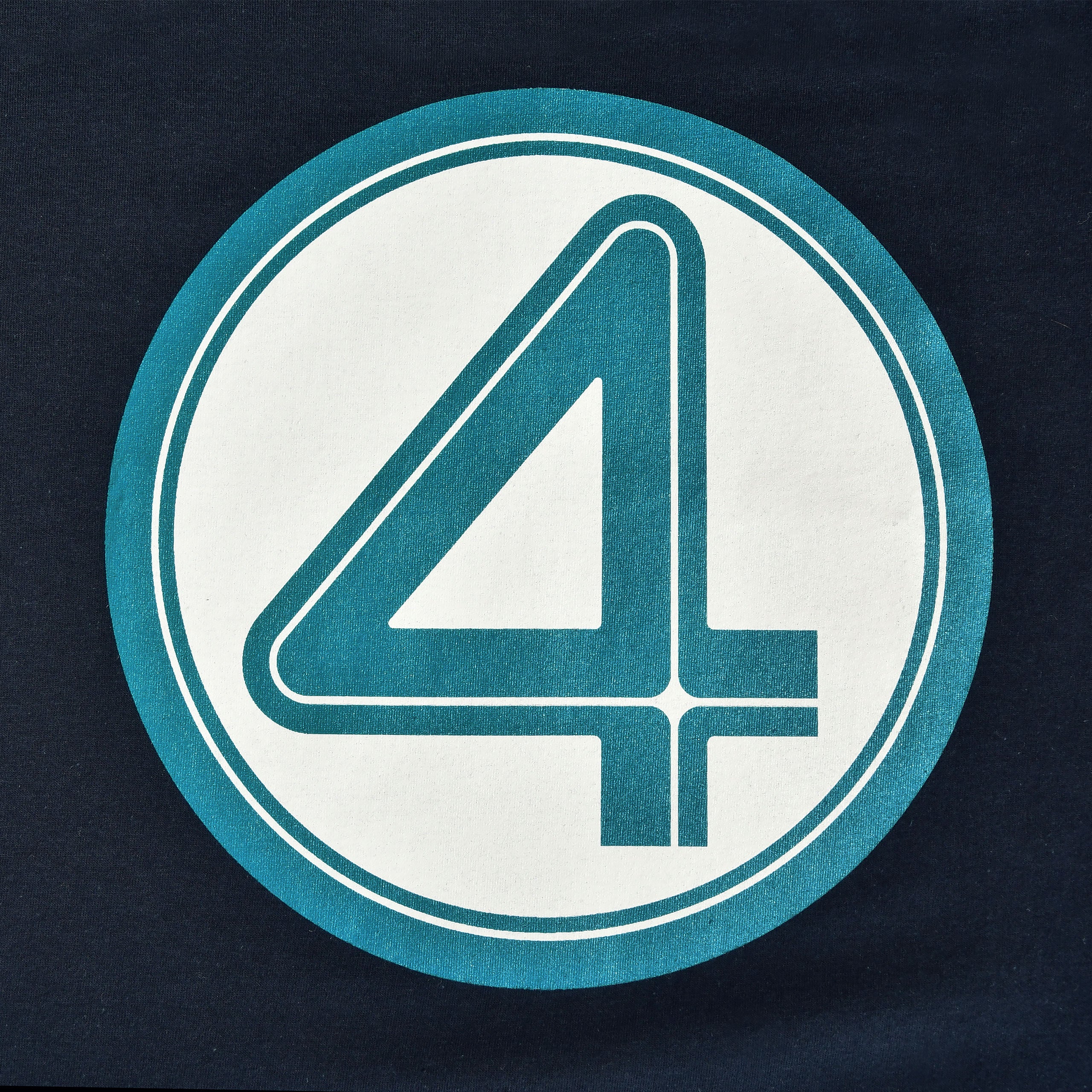 Productafbeelding Fantastic Four - Embleem T-shirt blauw