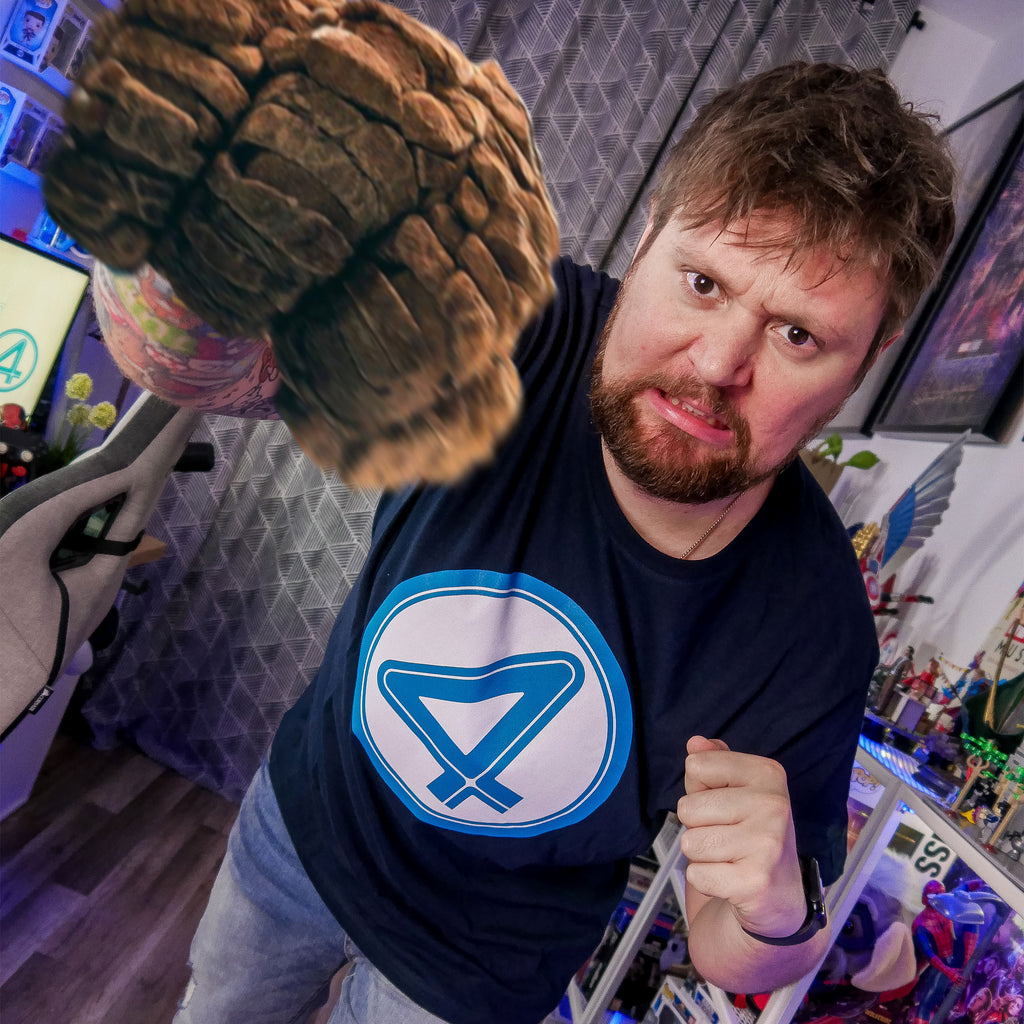 Productafbeelding Fantastic Four - Embleem T-shirt blauw