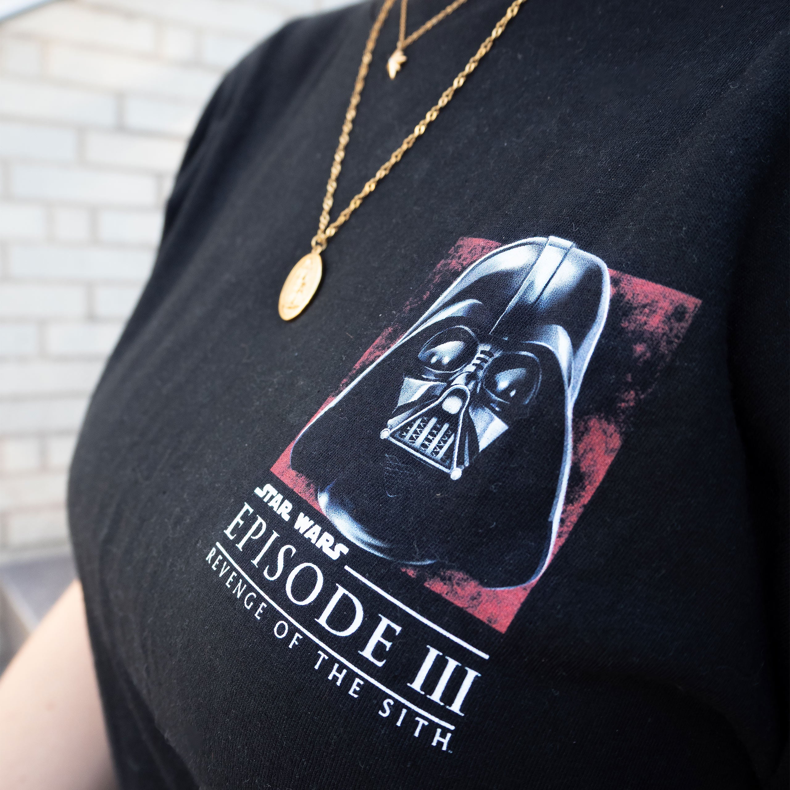 Productafbeelding Star Wars - Darth Vader Episode III Poster T-Shirt Zwart