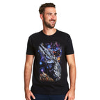Productafbeelding Star Wars - Galaxy Ship Poster T-Shirt zwart