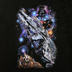 Productafbeelding Star Wars - Galaxy Ship Poster T-Shirt zwart