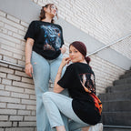 Productafbeelding Star Wars - Galaxy Ship Poster T-Shirt zwart