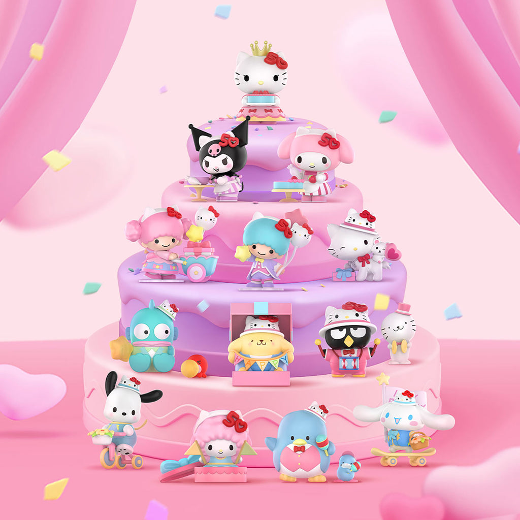 Productafbeelding Sanrio - Personages Hello Kitty 50e Verjaardag Serie POP MART Mystery Figuur