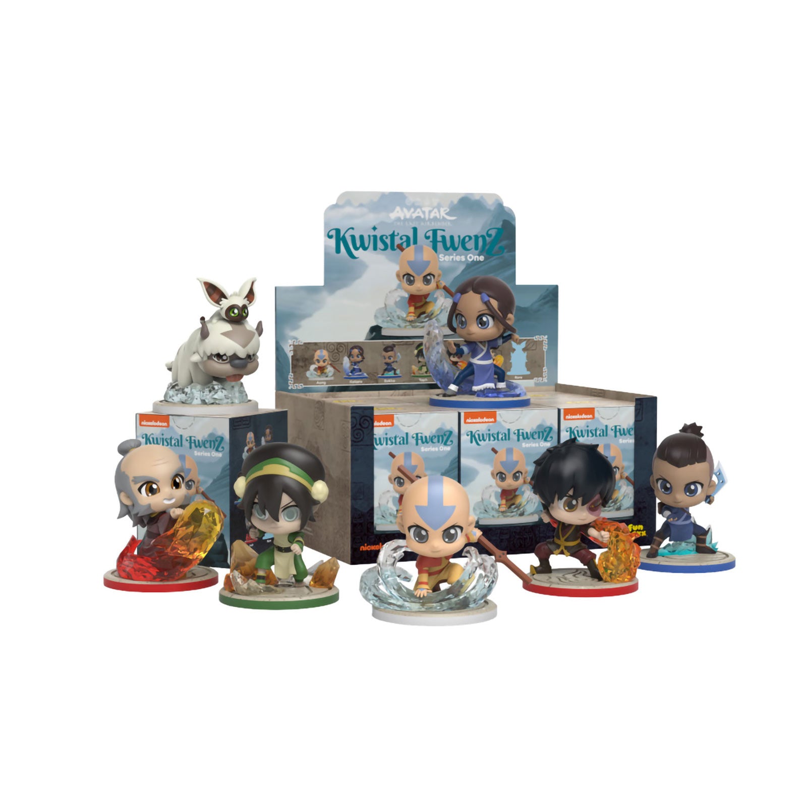 Productafbeelding Avatar De Legende van Aang - Kwistal Fwenz x Avatar Serie 1 POP MART Mystery Figuren Display