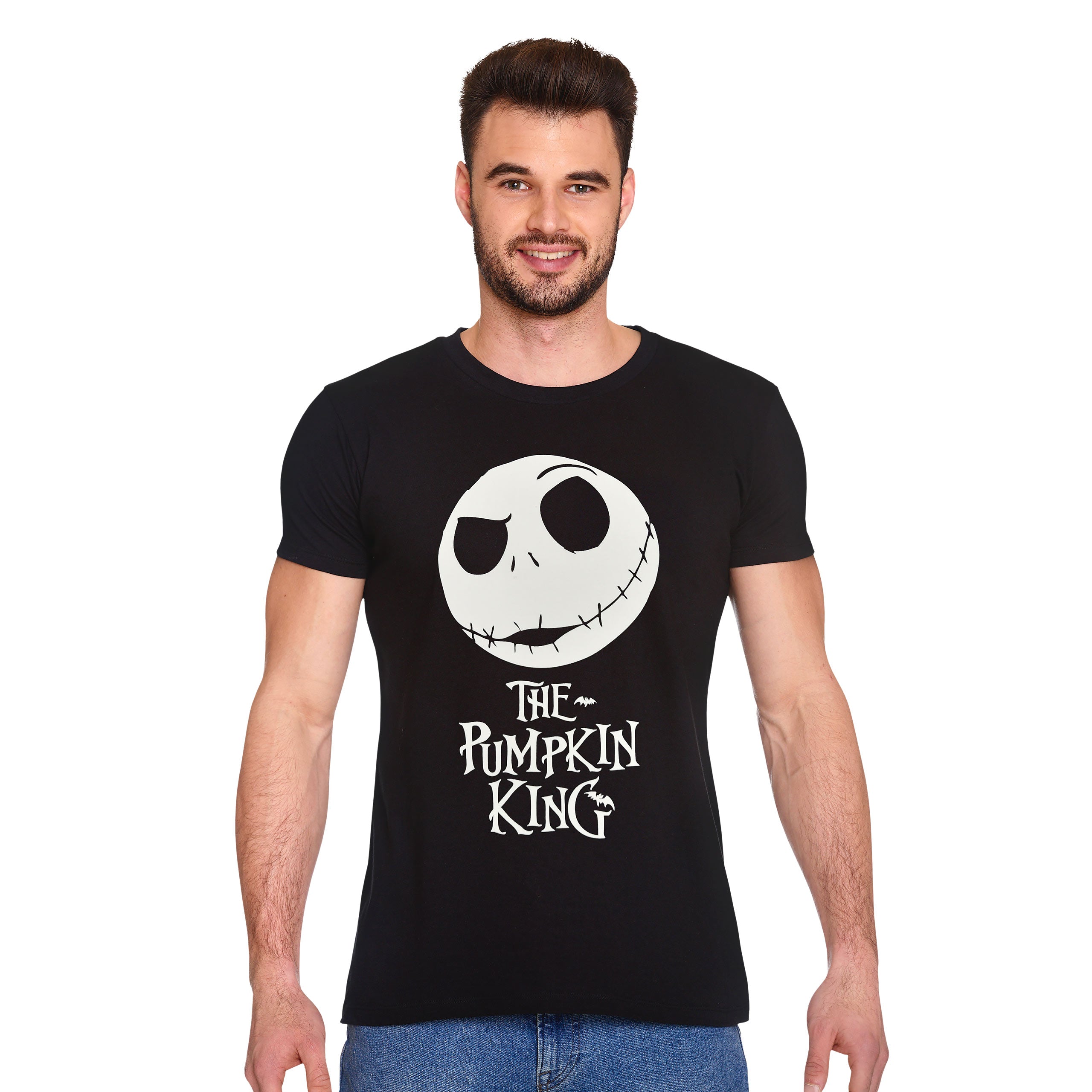 Productafbeelding Nightmare Before Christmas - The Pumpkin King T-Shirt zwart