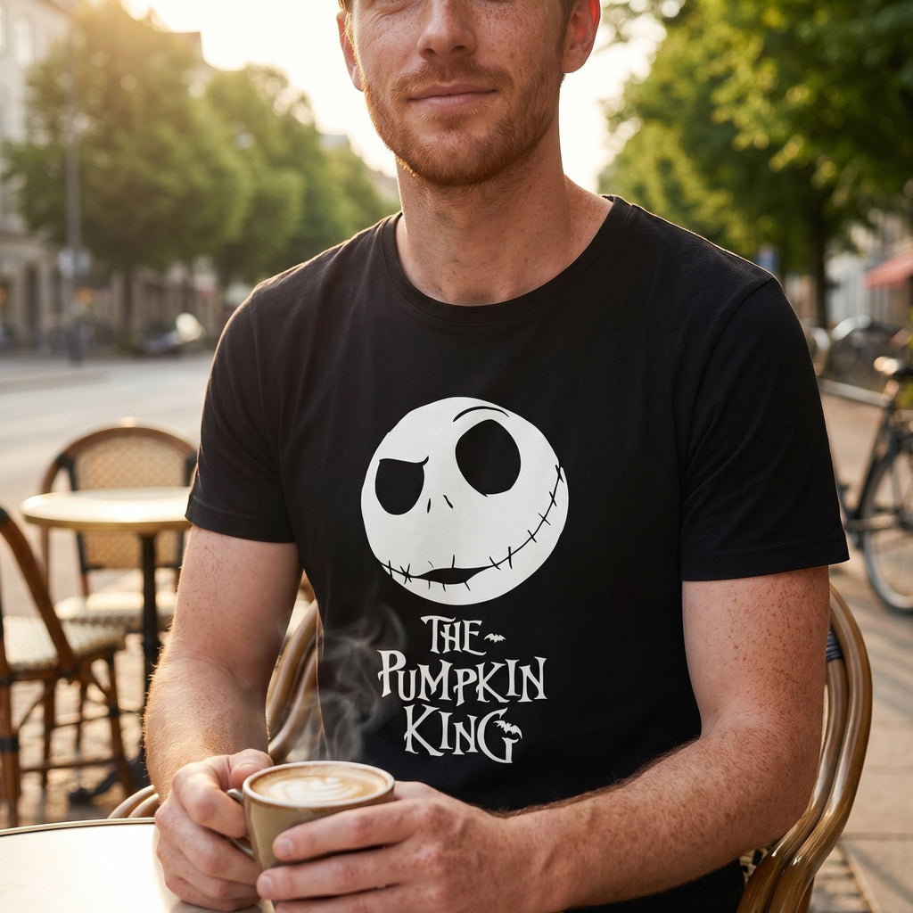 Productafbeelding Nightmare Before Christmas - The Pumpkin King T-Shirt zwart