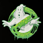 Productafbeelding Ghostbusters - Glow in the Dark Slime Logo T-shirt Zwart