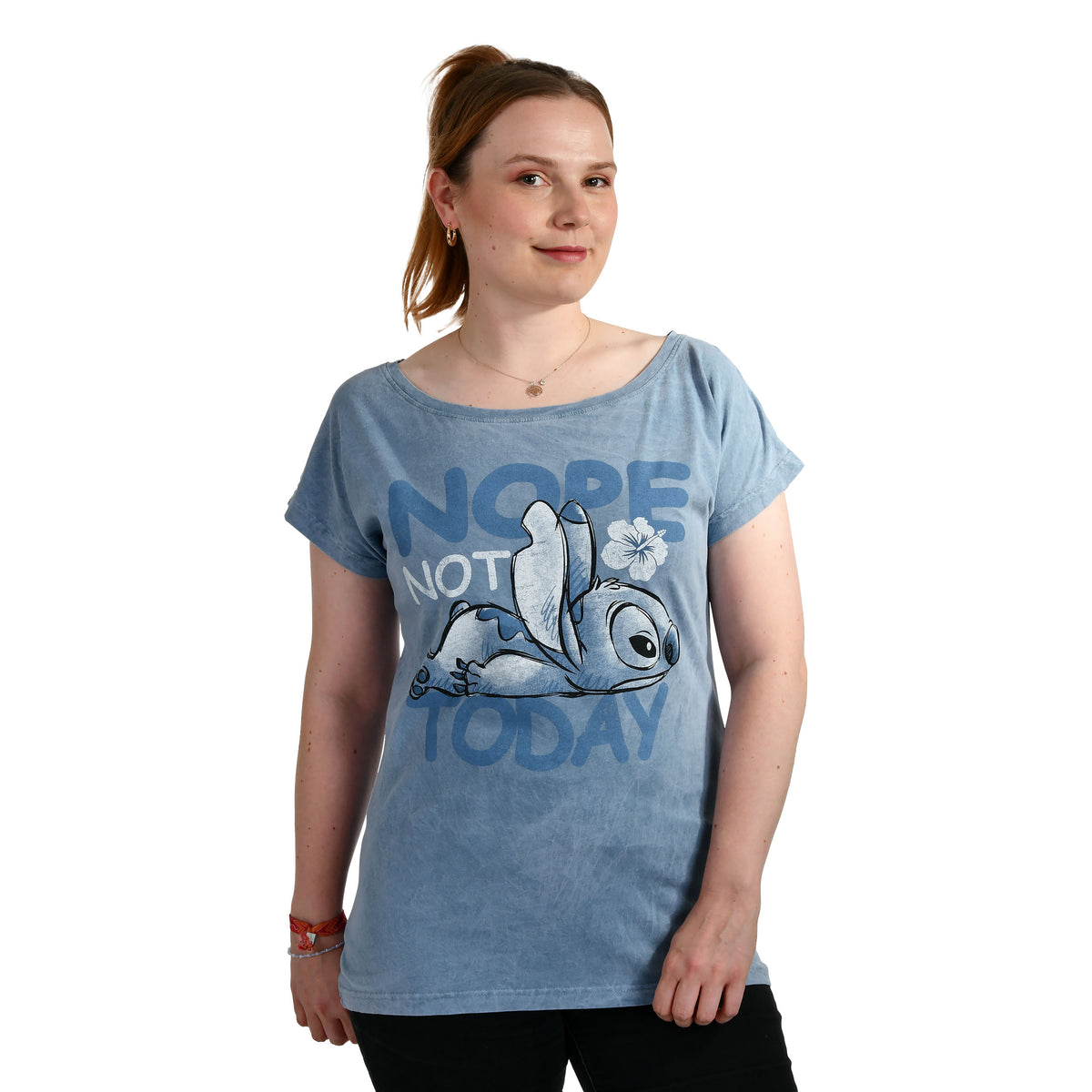 Productafbeelding Lilo & Stitch - Not Today T-shirt blauw