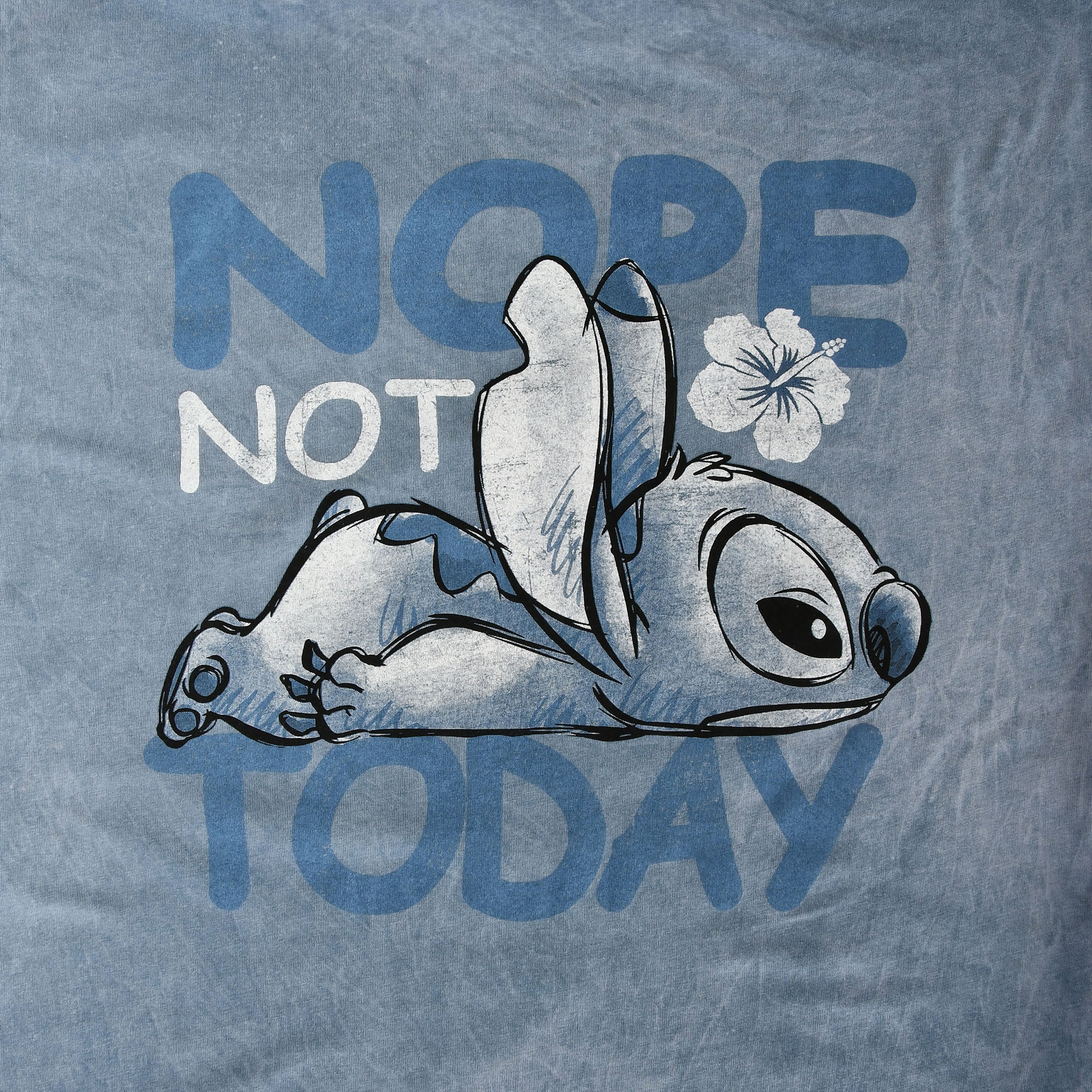 Productafbeelding Lilo & Stitch - Not Today T-shirt blauw