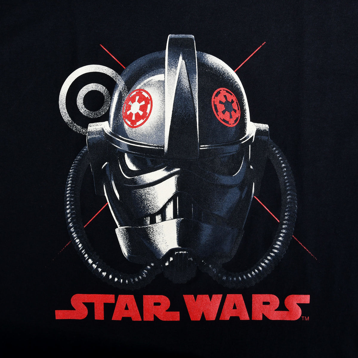 Productafbeelding Star Wars - Andor TIE Avenger Helm T-shirt zwart