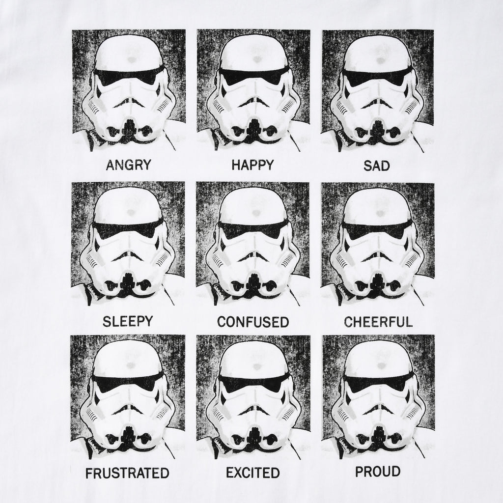 Productafbeelding Stormtrooper Multiface T-shirt wit - Star Wars