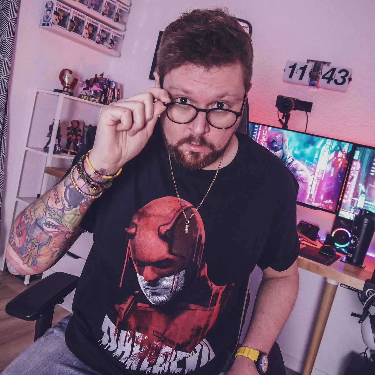 Productafbeelding Daredevil - Blood T-shirt zwart
