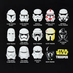 Productafbeelding Stormtrooper helm-collage T-shirt zwart - Star Wars