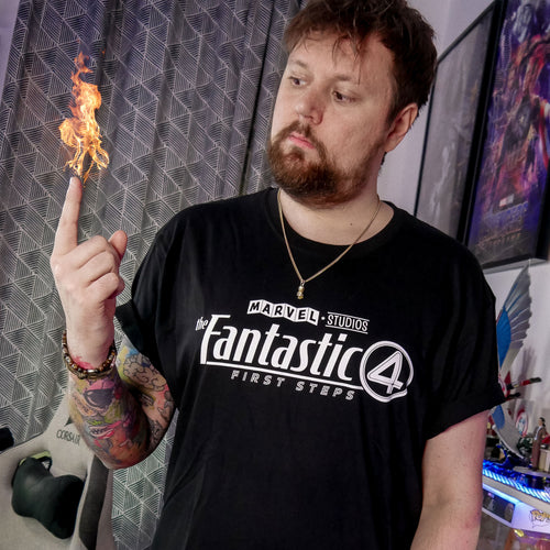 Productafbeelding Fantastic Four - Logo T-Shirt Zwart