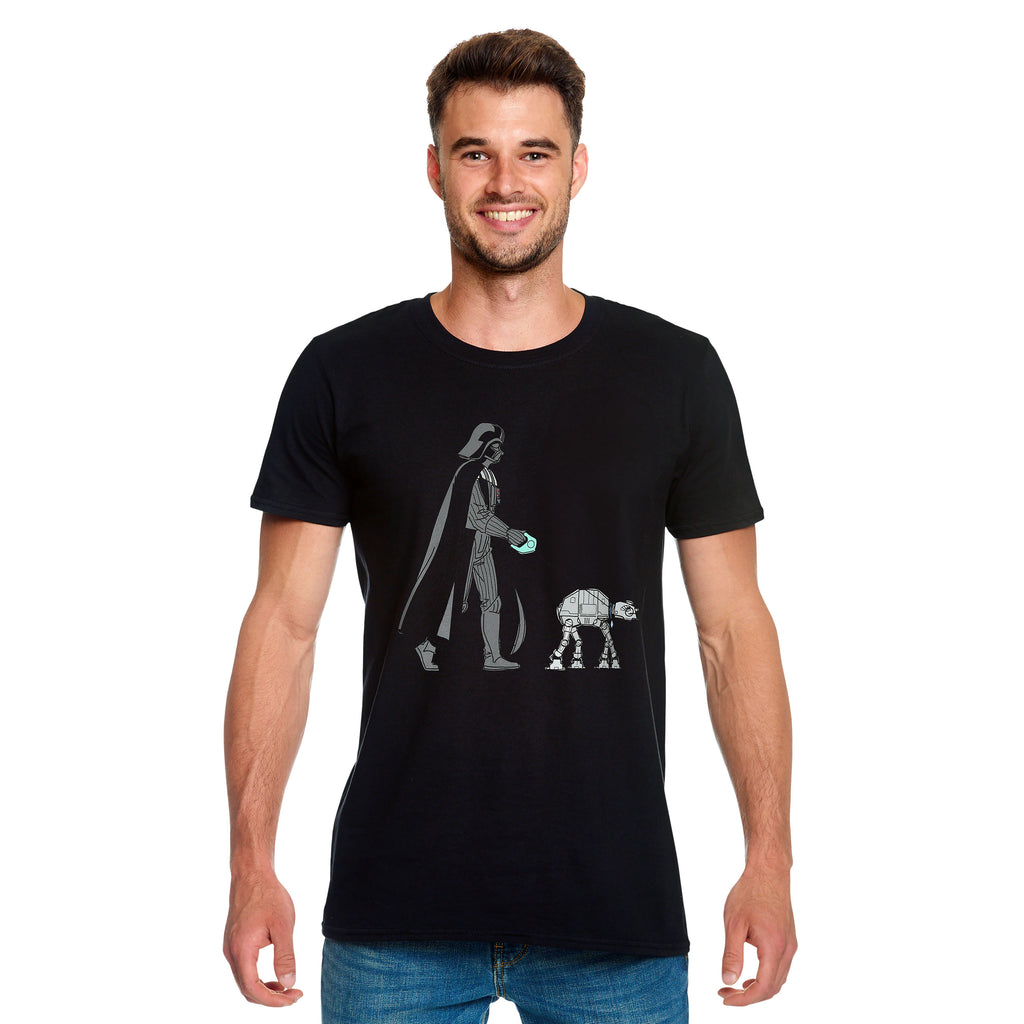 Productafbeelding Star Wars - Darth Vader Dog Walker T-Shirt zwart