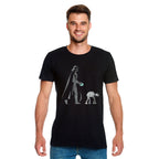 Productafbeelding Star Wars - Darth Vader Dog Walker T-Shirt zwart