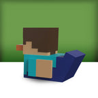 Productafbeelding Minecraft - Steve Mini TUBBZ Decoratieve Eend