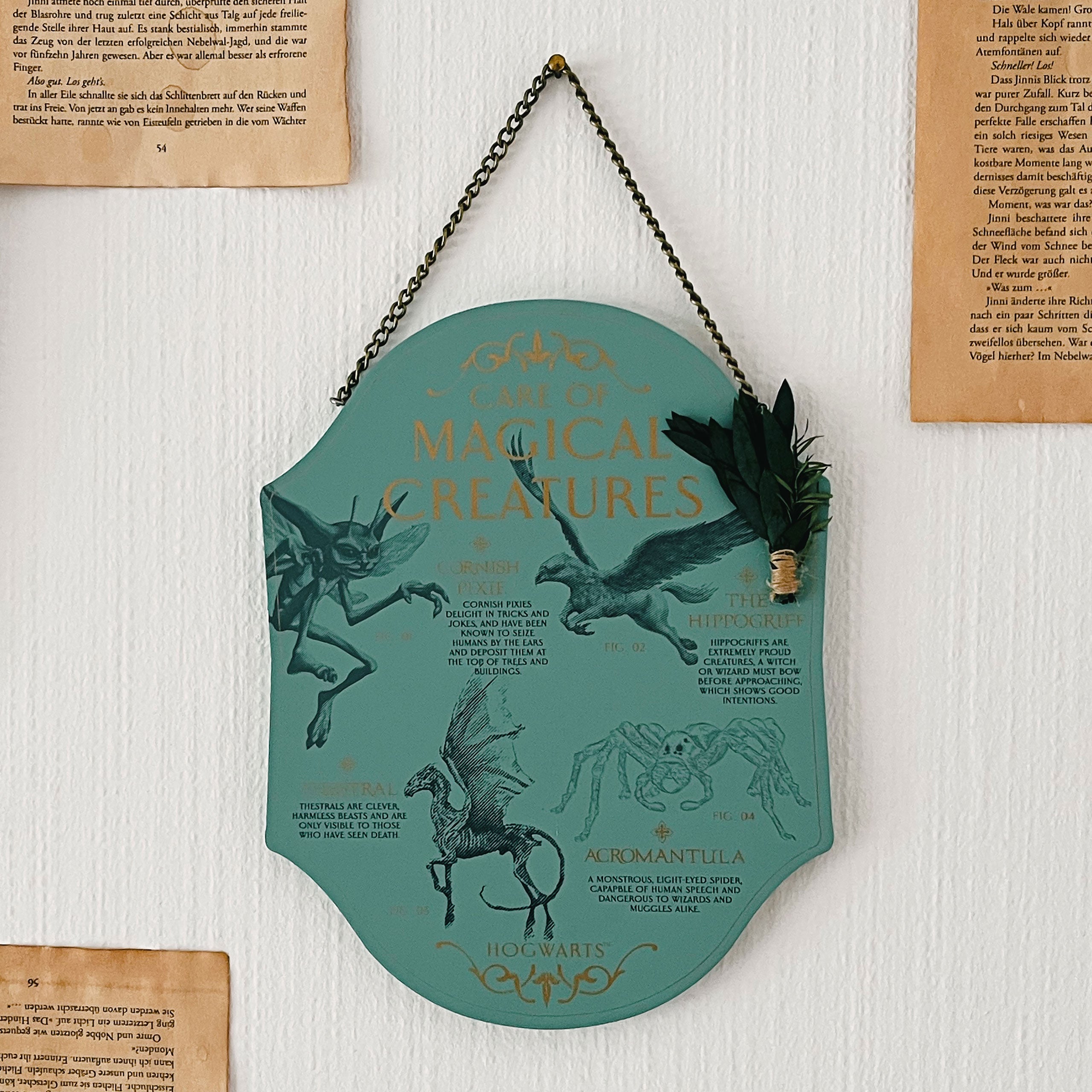 Product image Harry Potter - Care of Magical Creatures Wooden Wall Art