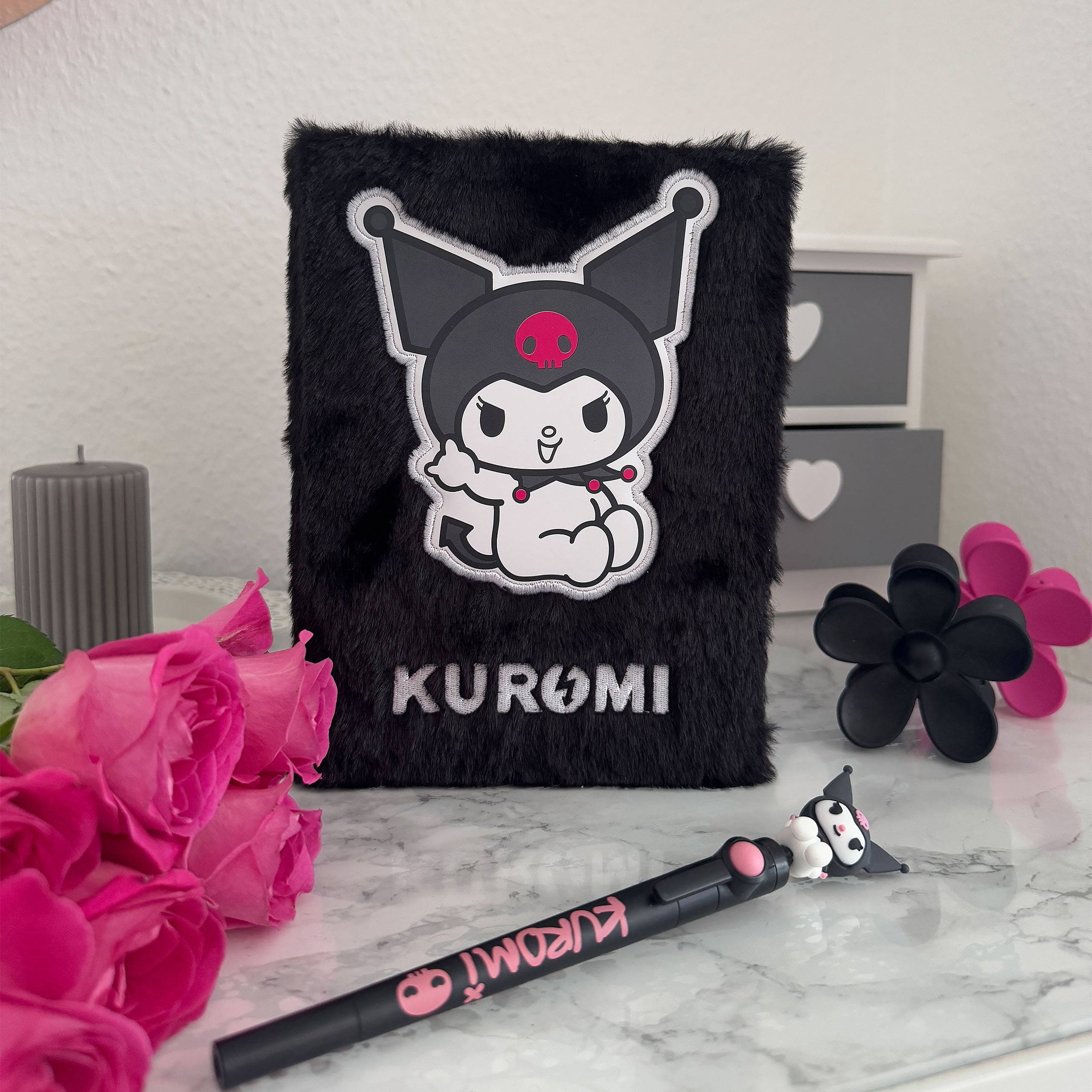 Productafbeelding Hello Kitty - Kuromi Pluche Notitieboek