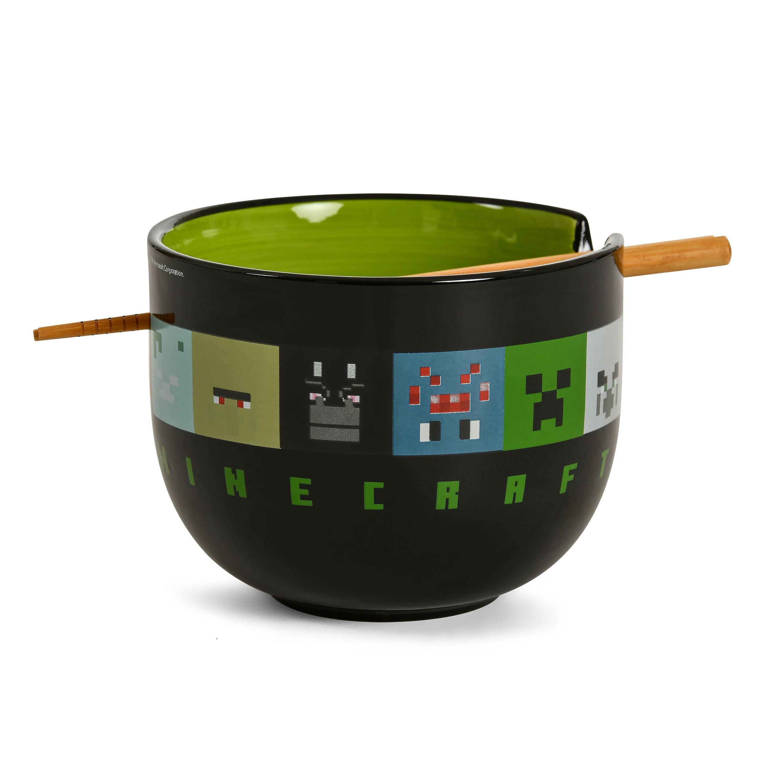 Productafbeelding Minecraft - Creeper Ramenkom met Eetstokjes
