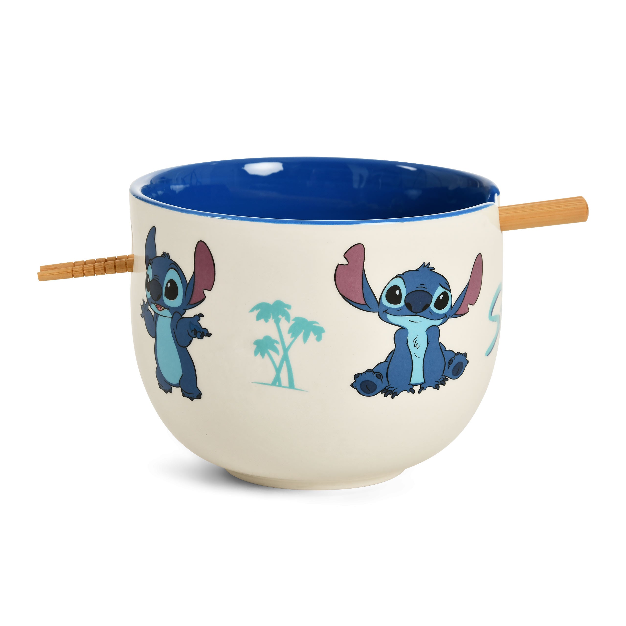 Productafbeelding Stitch Aloha Ramen Kom met Eetstokjes - Lilo & Stitch