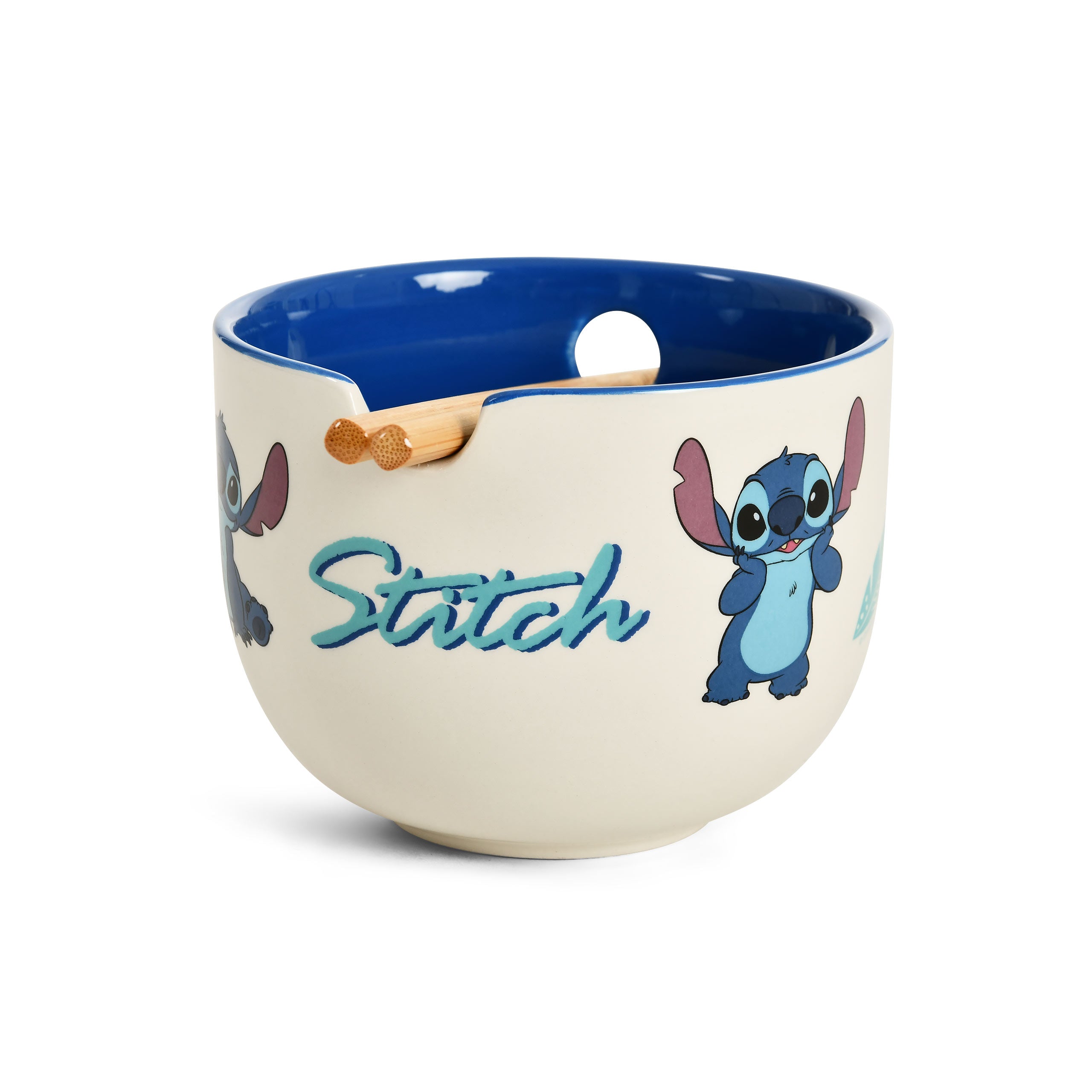 Productafbeelding Stitch Aloha Ramen Kom met Eetstokjes - Lilo & Stitch