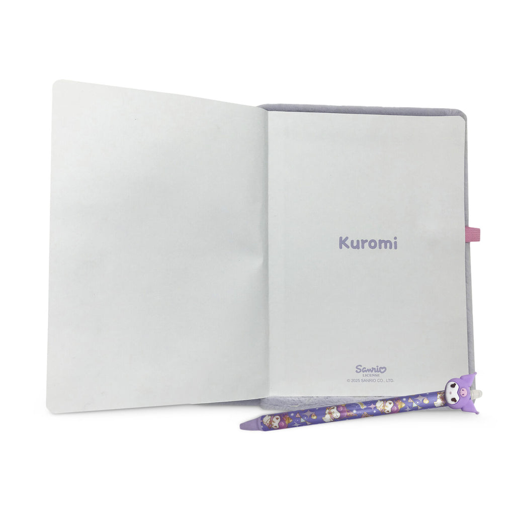 Productafbeelding Hello Kitty and Friends - Kuromi pluchen notitieboek met balpen