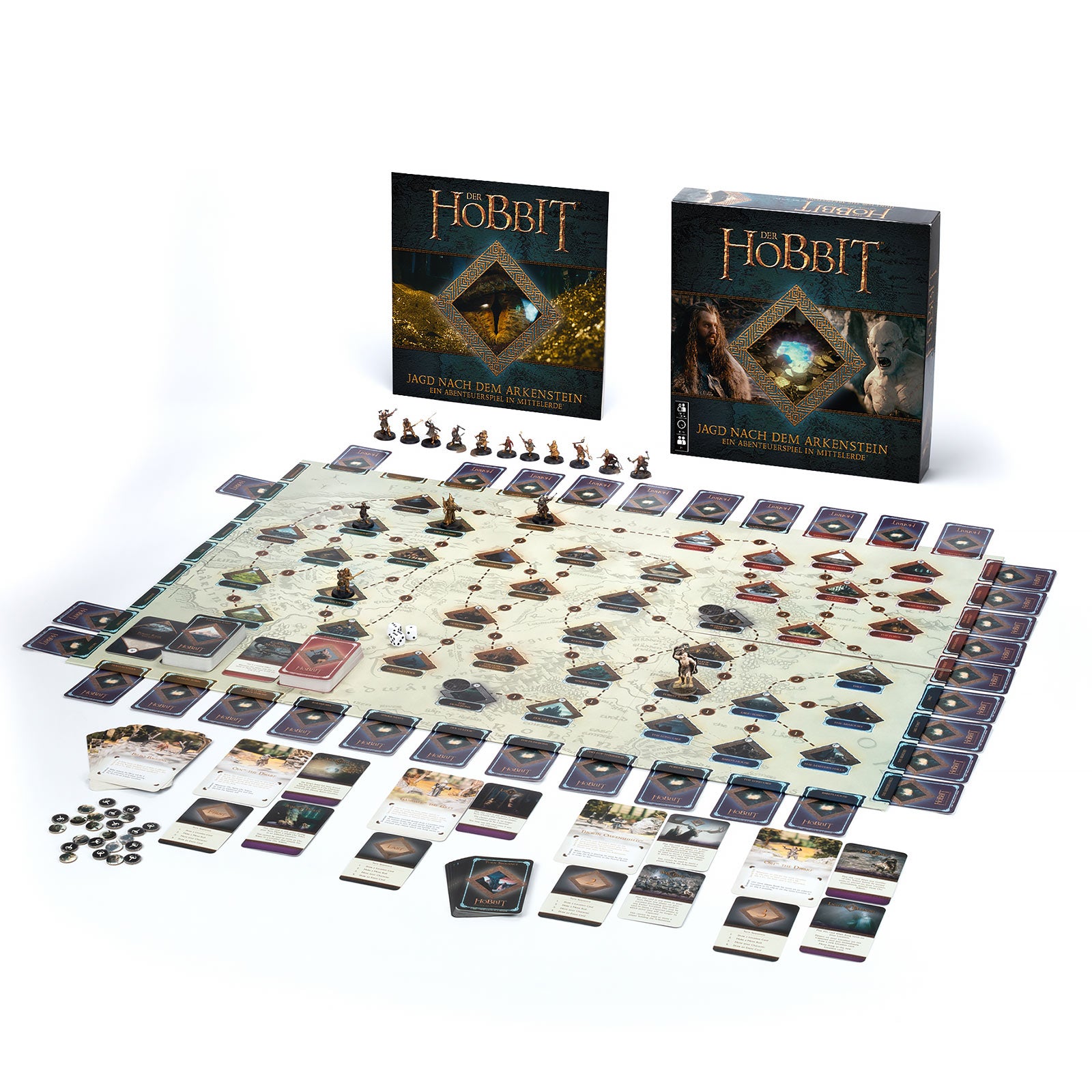 Productafbeelding De Hobbit - Jacht op de Arkenstone Bordspel